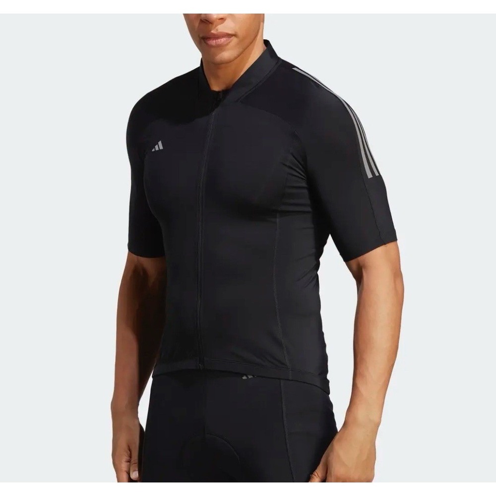 Adidas Men's Small The Cycling Jersey Black‎ HT3657 NWT. MSRP $110